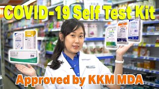 COVID19 Self Test Kit  Malaysia KKM MDA approved [upl. by Annalise623]