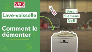 🔧 Comment démonter un lavevaisselle BoschSiemensNeff [upl. by Aerdnael596]