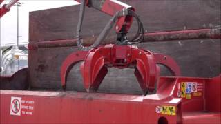 IngBonfiglioli ARIETE portable baler processing a car [upl. by Akialam]