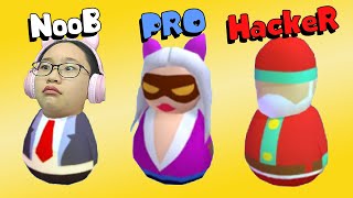 Wobble Man  NOOB vs PRO vs HACKER In WOBBLE MAN  Lets Play Wobble Man  Imma NOOB [upl. by Mapel]