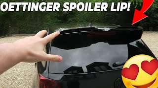 OETTINGER SPOILER LIP INSTALL [upl. by Claudio]