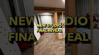 FINAL REVEAL  dream home studio build 🔨✨ studiobuild musicproduction musicstudio shorts [upl. by Tye]