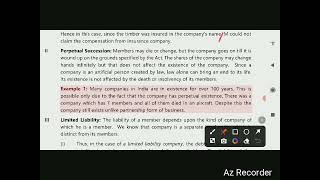 CA foundation Tha Companies Act 2013 part1 [upl. by Bernj]