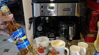 DeLonghi All In One Coffee Maker amp Espresso Machine Review How to Make Latte amp Cappuccino [upl. by Oyam530]