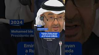 Emiratos Árabes Unidos apoya la idea de un mundo multipolarputin multipolarpolitica voces [upl. by Anizor]