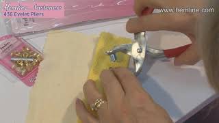 How to use Eyelet Pliers [upl. by Barcot111]