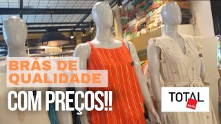 Tour no Shopping Total Brás com roupas de qualidade no ATACADO [upl. by Naginnarb]