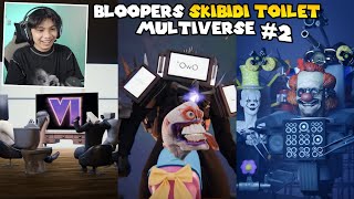 React MEME BLOOPERS Skibidi Toilet Multiverse 2 [upl. by Genie]