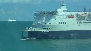 DFDS  Dover to Calais on the Cote Des Dunes [upl. by Convery581]