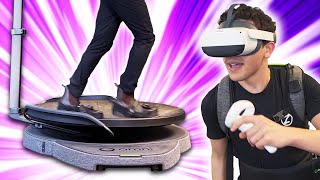 This VR Treadmill is INSANE  Omni One Showcase [upl. by Novrej]