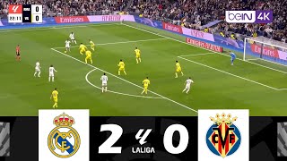 Real Madrid contre Villarreal CF 20  LaLiga 202425  Résumé de Match [upl. by Mchail]