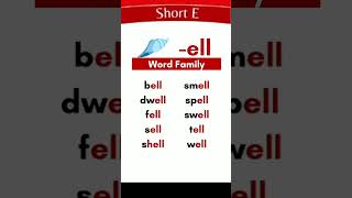 short E sound words  ell english spokenenglish shorts [upl. by Petulia]