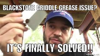 Blackstone Griddle Grease Issue SOLVED  How to FIX Grease Drip  PRODUCT REVIEW  Everyday BBQ [upl. by Leaj]