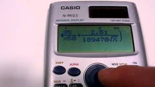 COLEBROOKWHITE equation on a Casio fx991 [upl. by Harrus]