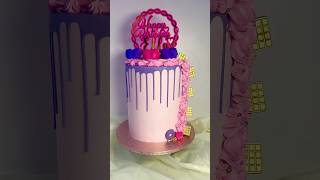 Beautiful drip cake dripcake cakedecorating cakedesign birthdaycake [upl. by Aliakim]