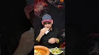 Foreigner Takes a Spicy Challenge Eating 7 Chili Somtam with Chili flakes somtam thaifood ส้มตำ [upl. by Anitsud899]