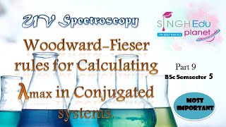 Woodward fieser rules UV spectroscopy Woodward fieser rule in hindiPart 9Organic Chem 5th sem [upl. by Longley]