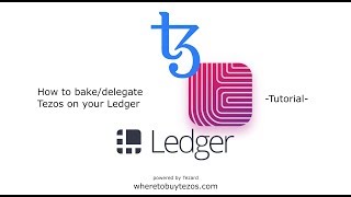 How to store and stakedelegate Tezos on your Ledger hardware wallet [upl. by Vanhook310]