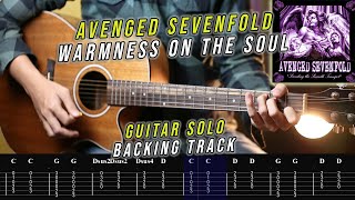 Avenged sevenfold  Warmness On The Soul  Solo Backing Track  TAB [upl. by Hessler500]