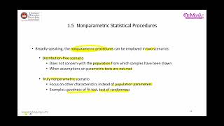 Simple Idea of Nonparametric Statistical Procedures [upl. by Joiner]