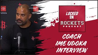 Ime Udoka  Postgame Houston Rockets Vs Dallas Mavericks  20242025 NBA Season [upl. by Ennairod]