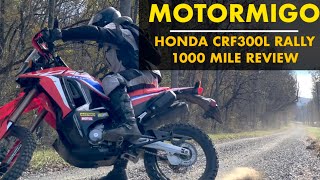 Honda CRF300L Rally 1000 Mile Review [upl. by Dorise712]