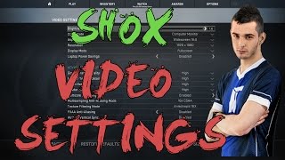 CSGO Titan shox video settings 2016 [upl. by Aidnahs]