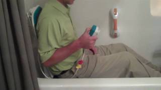 US Mobility Bathmaster Sonairs Reclining Bath Lift Demo and Feature Video [upl. by Marasco559]