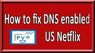 How to Fix US Netflix DNS Settings [upl. by Addison7]