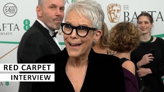 Jamie Lee Curtis BAFTAs 2023 Hilarious Red Carpet Interview  Everything Everywhere All at Once [upl. by Siramaj548]