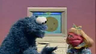 Sesame Street  Cookie and Prairie use a computer [upl. by Zitvaa]