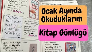 Ocak Ayında Okuduklarım 2024 Kitap Günlüğü I book journal [upl. by Eatnoj264]