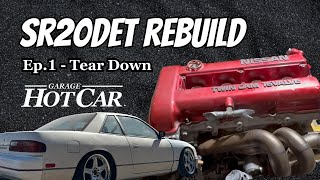 SR20DET Build Series Ep1  Tear Down and Inspection  S13 240sx [upl. by Nanah]