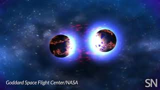 Two neutron stars collide  Science News [upl. by Pepper230]