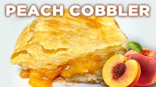 Peach Cobbler with a Twist – Batter and Crust in One Irresistible Recipe [upl. by Aven]