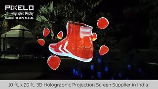 Mesh  Screen  Net 3D Holographic Projection in Mumbai Pune Delhi Bangalore Chennai India [upl. by Naman489]