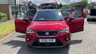 SEAT Arona FR 15 TSi 150 PS  7 SPEED DSGAUTOMATIC  Desire Red  Great Condition £15995 [upl. by Emina]