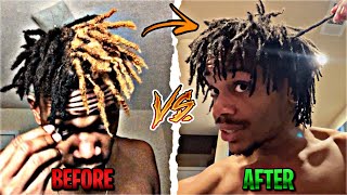 MY OLD DREADS VS MY NEW DREADS 😮‍💨🔥 [upl. by Arikahs149]