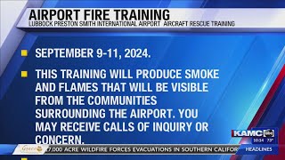 Lubbock Fire Rescue to schedule 3day live fire training [upl. by Nywnorb]