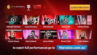 Episode 8 Blind Auditions The Voice Australia Season 2 [upl. by Frazer289]