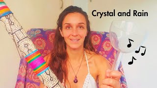 528hz Crystal and Rain Sound Journey [upl. by Lavina]