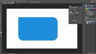 Photoshop Tutorial CC New Rectangle Corner Radius Options HD [upl. by Eneles955]