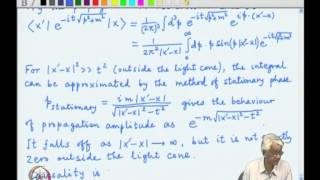 Mod03 Lec27 Relativistic case Particle and antiparticle contributions Feynman prescription [upl. by Llevol616]