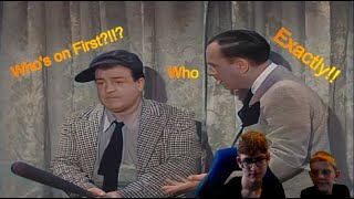 Whos On First Abbott and Costello REACTION [upl. by Dorry]