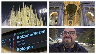 Vlog Viaggio a Milano Parte1 Torno in Italia dopo 5 anni guasto al Treno di andata che disastro [upl. by Frans]