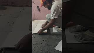 Tile work tilework construction tiles shortsvideo [upl. by Odranoel]