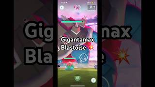 Gigantamax Blastoise in Pokemon Go 🔥 [upl. by Ardnaeed]