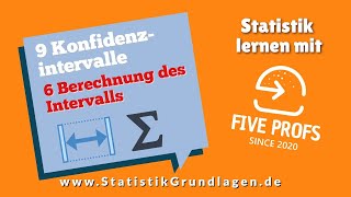 96 Konfidenzintervall  Berechnung des Konfidenzintervalls [upl. by Tneciv]