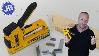 How to load staples in the DeWalt 5 in 1 Multi Tacker [upl. by Mya317]