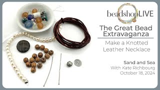 Free Tip Friday Preview Of Kates New Kit Create A Pendant With Beads And Leather Cord [upl. by Chandler]